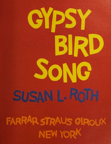 Book cover for Gypsy Bird Song