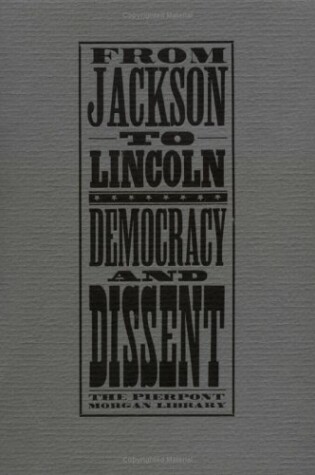 Cover of From Jackson to Lincoln