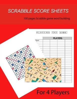 Book cover for Scrabble Score Sheet