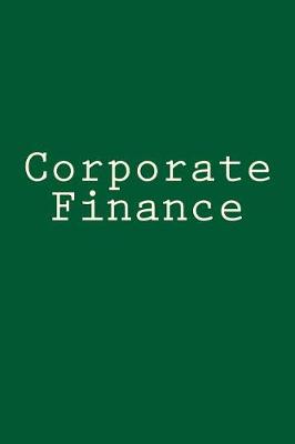 Book cover for Corporate Finance