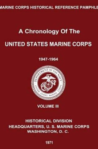 Cover of A Chronology of the United States Marine Corps