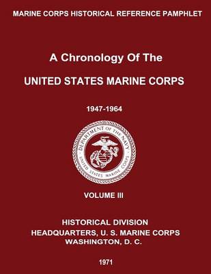 Cover of A Chronology of the United States Marine Corps