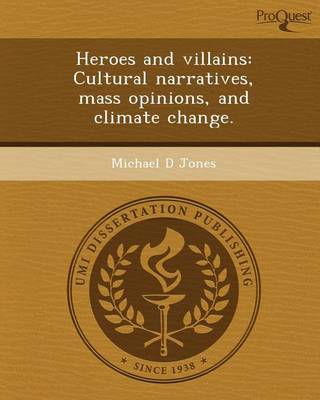 Book cover for Heroes and Villains: Cultural Narratives