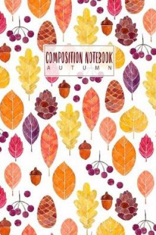 Cover of Composition Notebook Autumn