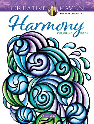 Book cover for Creative Haven Harmony Coloring Book