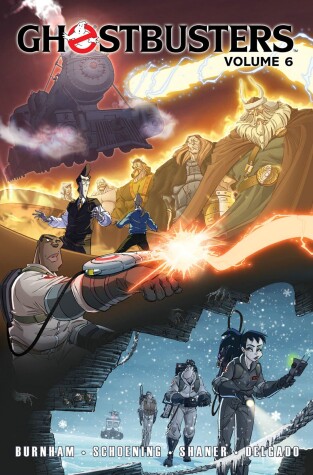 Book cover for Ghostbusters Volume 6: Trains, Brains, and Ghostly Remains