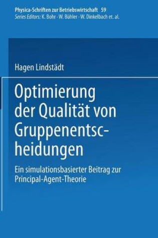 Cover of Optimierung Der Qualitat Von Gruppenentscheidungen