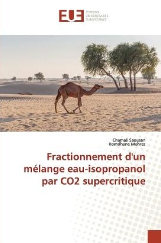 Cover of Fractionnement d'un mélange eau-isopropanol par co2 supercritique