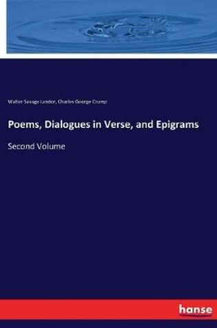 Cover of Poems, Dialogues in Verse, and Epigrams