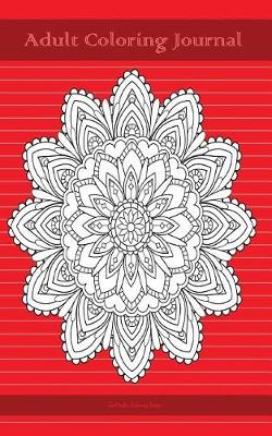 Cover of Adult Coloring Journal (red edition)