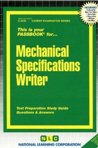 Cover of Mechanical Specifications Writer