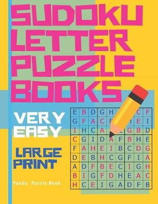 Book cover for Sudoku Letter Puzzle Books - Very Easy - Large Print