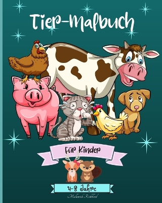 Book cover for Tiere F�rbung Buch f�r Kinder im Alter von 4-8 Jahren