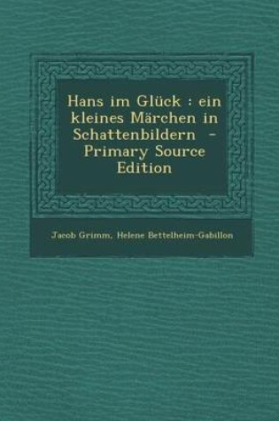 Cover of Hans Im Gluck