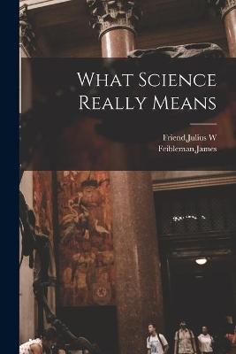 Book cover for What Science Really Means