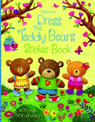 Book cover for Dress the Teddy Bear Sticker Book