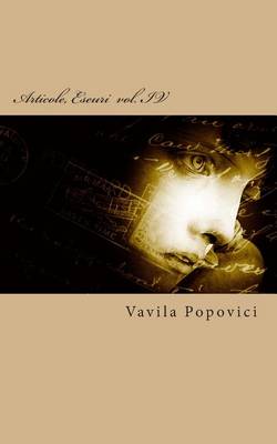 Cover of Articole, Eseuri Vol. IV (2014)