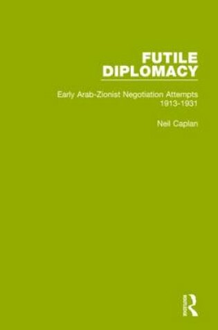 Cover of Futile Diplomacy, Volume 1