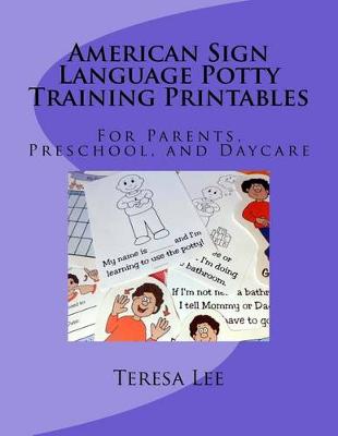 Book cover for American Sign Language Potty Training Printables