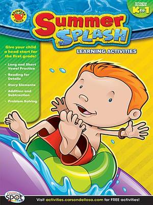 Book cover for Summer Splash Learning Activities, Grades K - 1