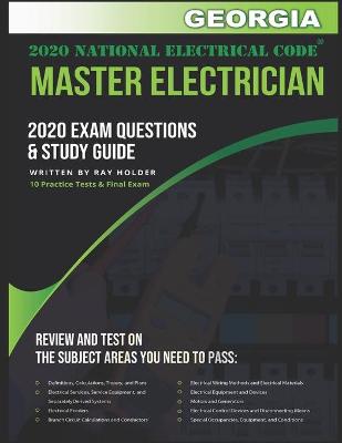 Book cover for Georgia 2020 Master Electrician Exam Questions and Study Guide