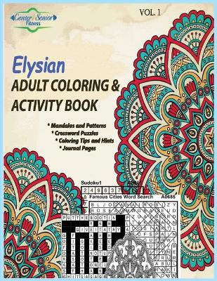 Book cover for Elysian Adult Coloring & Activity Book