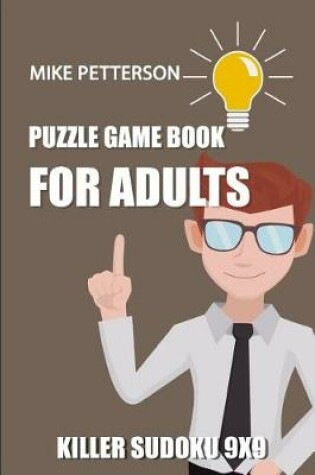 Cover of Puzzle Game Book For Adults