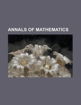 Book cover for Annals of Mathematics