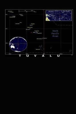 Book cover for Modern Day Color Map of Tuvalu Journal