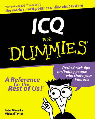 Book cover for ICQ For Dummies
