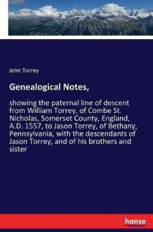 Cover of Genealogical Notes,