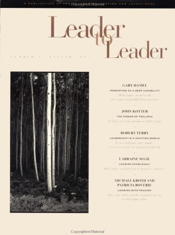 Book cover for Leader to Leader