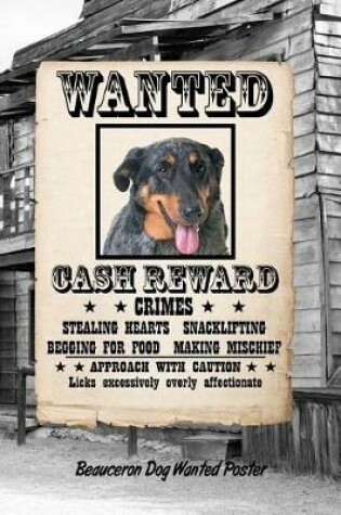 Cover of Beauceron Dog Wanted Poster