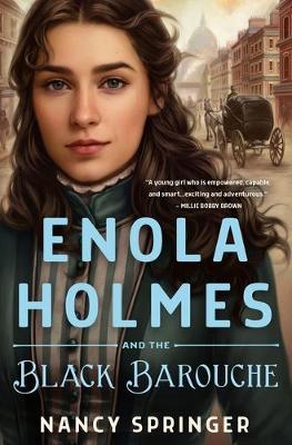 Book cover for Enola Holmes and the Black Barouche