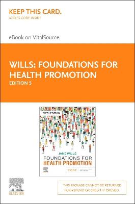 Cover of Foundations for Health Promotion - Elsevier eBook on Vitalsource (Retail Access Card)