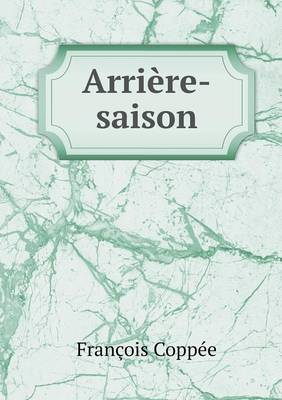 Book cover for Arrière-saison