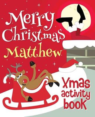 Book cover for Merry Christmas Matthew - Xmas Activity Book