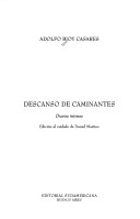 Book cover for Descanso de Caminantes