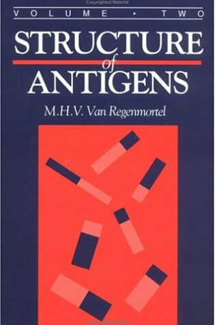 Cover of Structure of Antigens, Volume II