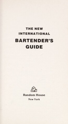 Book cover for The New International Bartenders' Guide