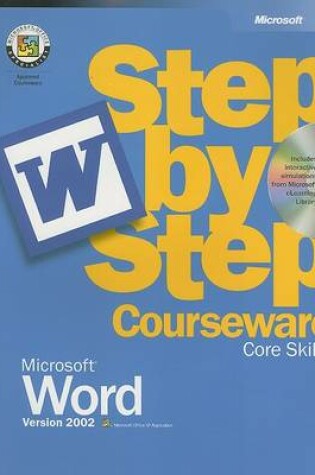 Cover of Microsoft Word Version 2002 Step by Step Courseware Core Skills