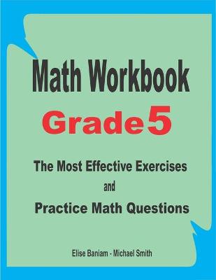 Book cover for Math Workbook Grade 5