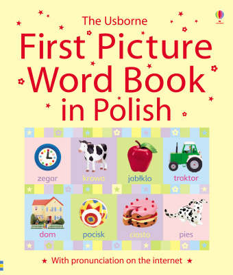 Book cover for Usborne First Picture Book in Polish