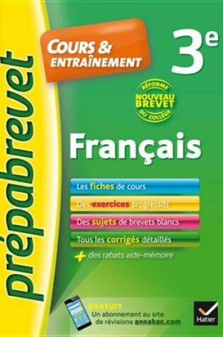 Cover of Francais 3e Nouveau Brevet