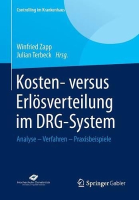 Book cover for Kosten- versus Erlösverteilung im DRG-System