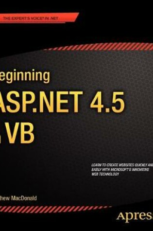 Cover of Beginning ASP.NET 4.5 in VB