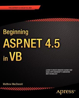 Book cover for Beginning ASP.NET 4.5 in VB