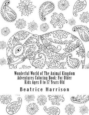 Book cover for Wonderful World of the Animal Kingdom Adventures Coloring Book