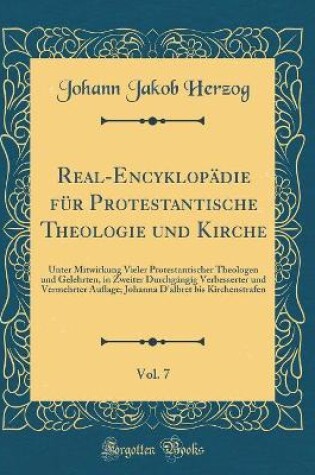 Cover of Real-Encyklopädie Für Protestantische Theologie Und Kirche, Vol. 7
