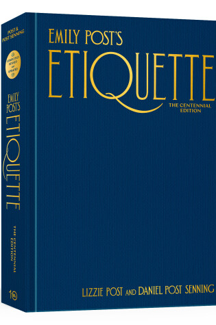 Cover of Emily Post's Etiquette, The Centennial Edition